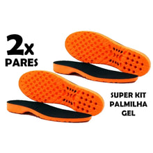 Carregar imagem no visualizador da galeria, Kit 2 Pairs Soft and Comfortable Orthopedic P.U Gel Insole Ideal for Feet Feet Sent