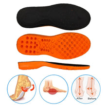 Carregar imagem no visualizador da galeria, Kit 2 Pairs Soft and Comfortable Orthopedic P.U Gel Insole Ideal for Feet Feet Sent