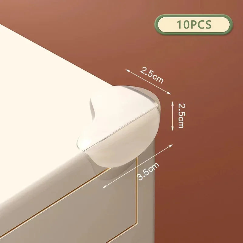 Benzzi Cantinhos Seguros – Kit com 10 Protetores de Quina Transparentes