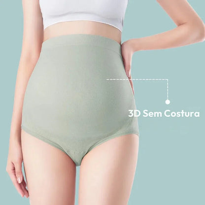 Calcinha Gestante Seamless em Algodão