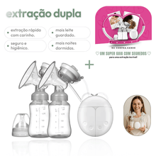 Carregar imagem no visualizador da galeria, MamaLact® Dual – Bomba Elétrica Dupla para Extração de Leite
