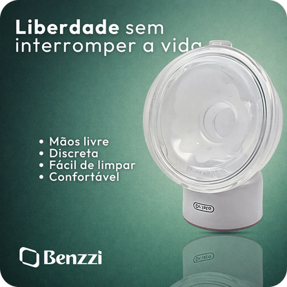 Bomba Extratora de Leite Benzzi • Mãos Livres e Silenciosa