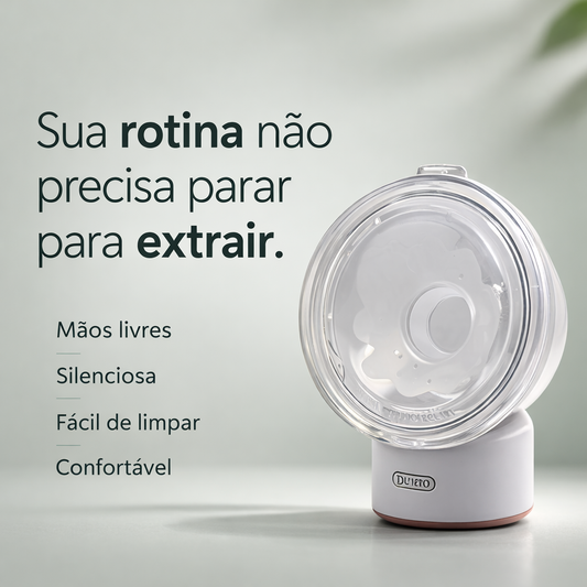 Bomba Extratora de Leite Benzzi • Mãos Livres e Silenciosa
