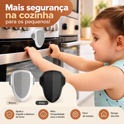 Benzzi Fogão Seguro – Trava Infantil de Segurança para Fornos