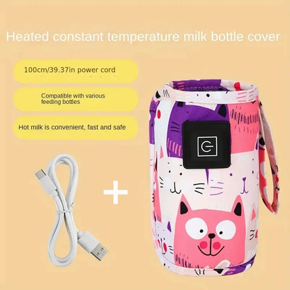 Aquecedor Benzzi Mamadeira Pronta — Aquecedor Portátil USB para Mamadeiras e Leite do Bebê