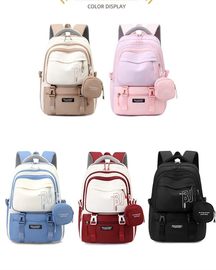 Mochila Infantil Benzzi Escola Leve — Mochila Escolar Infantil Impermeável com Bolsinha