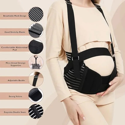 Cinta Abdominal Ajustável para Gravidez e Pós-Parto