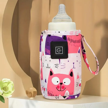 Aquecedor Benzzi Mamadeira Pronta — Aquecedor Portátil USB para Mamadeiras e Leite do Bebê
