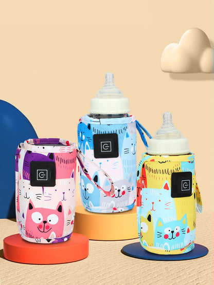 Aquecedor Benzzi Mamadeira Pronta — Aquecedor Portátil USB para Mamadeiras e Leite do Bebê