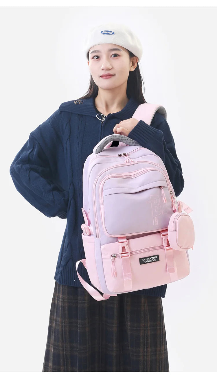 Mochila Infantil Benzzi Escola Leve — Mochila Escolar Infantil Impermeável com Bolsinha