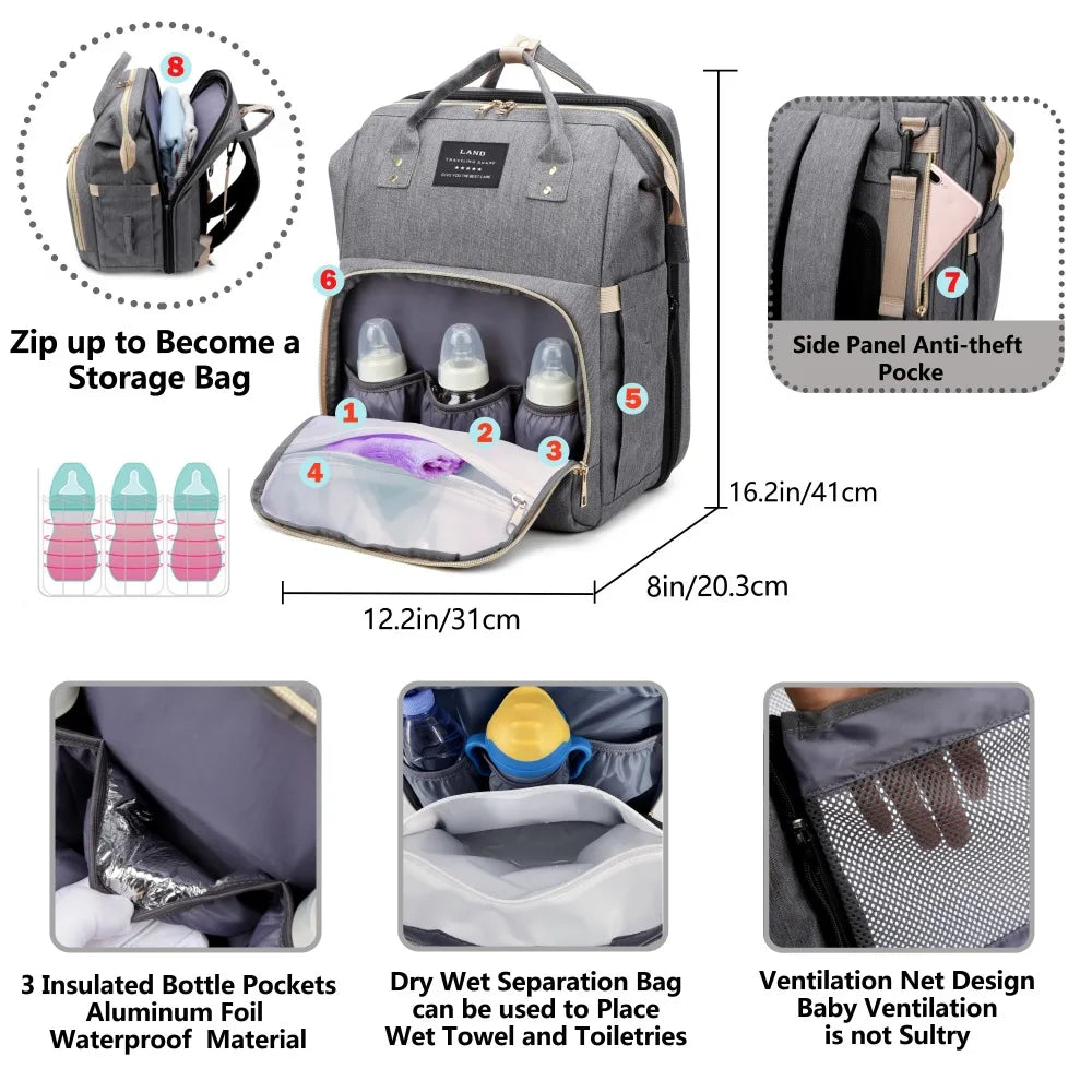 Mochila Benzzi Berço Pronto