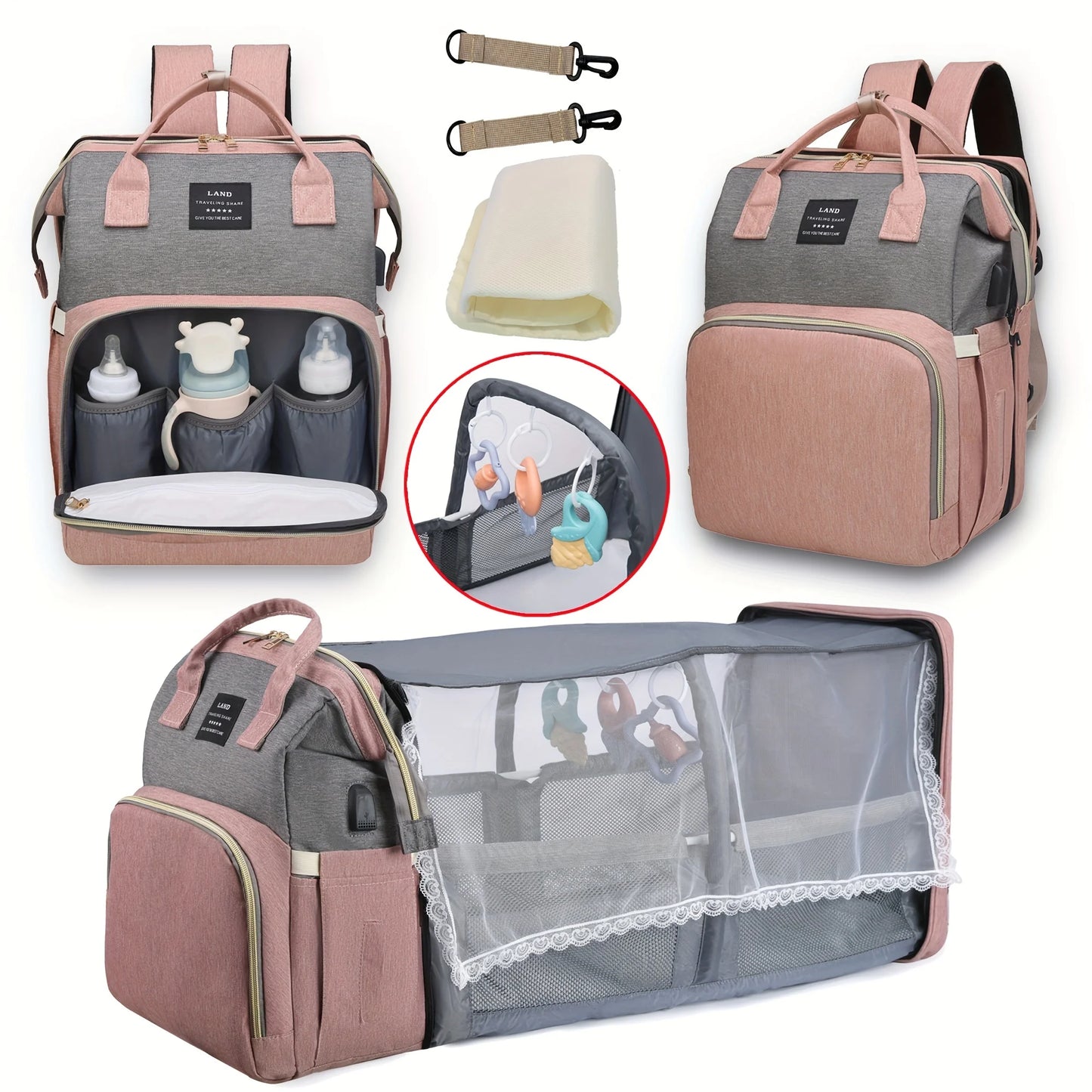 Mochila Benzzi Berço Pronto