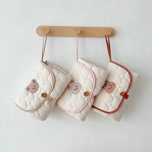 Trocador Portátil Dobrável e Impermeável para Bebês