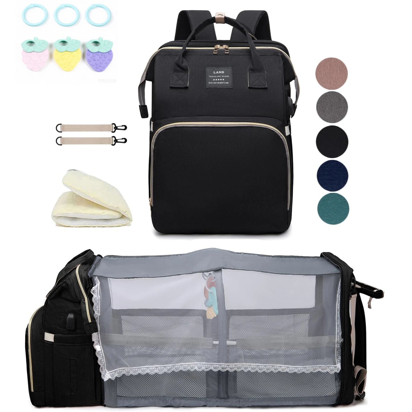 Mochila Benzzi Berço Pronto