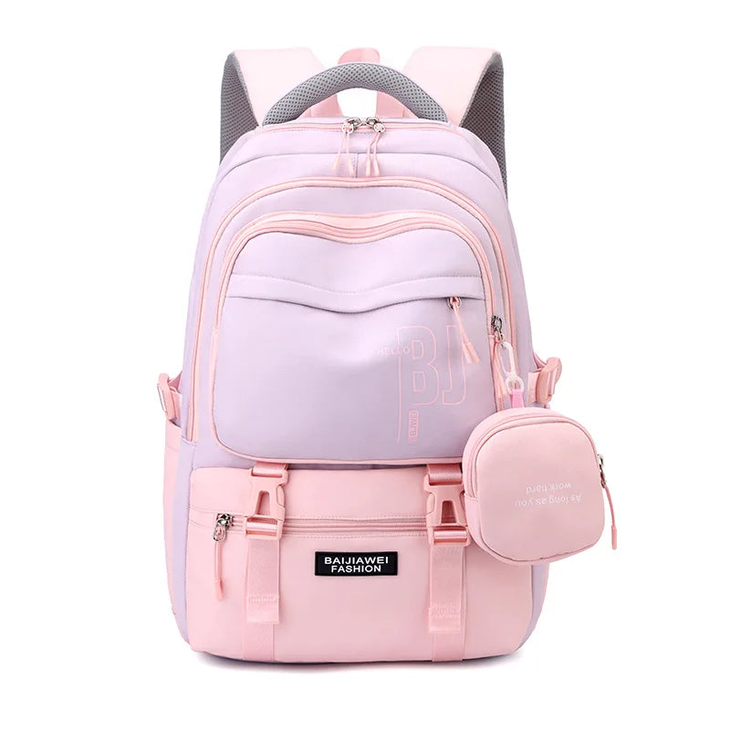 Mochila Infantil Benzzi Escola Leve — Mochila Escolar Infantil Impermeável com Bolsinha