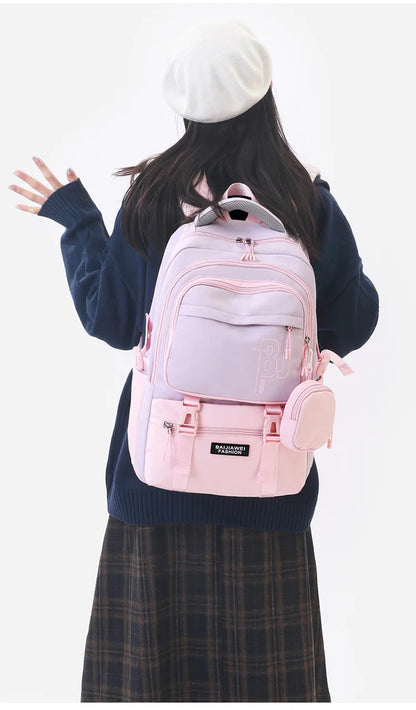 Mochila Infantil Benzzi Escola Leve — Mochila Escolar Infantil Impermeável com Bolsinha