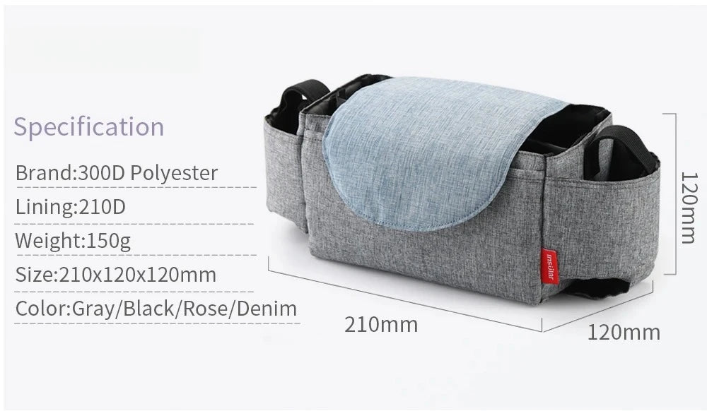 Diaper Bag Baby Milk Bottle Insulation Bags Mummy Storage Bag For Baby Stuff Collection Stroller Accessories Baby Care