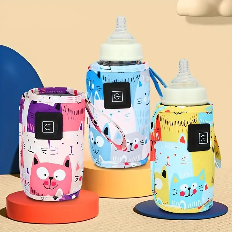 Aquecedor Benzzi Mamadeira Pronta — Aquecedor Portátil USB para Mamadeiras e Leite do Bebê