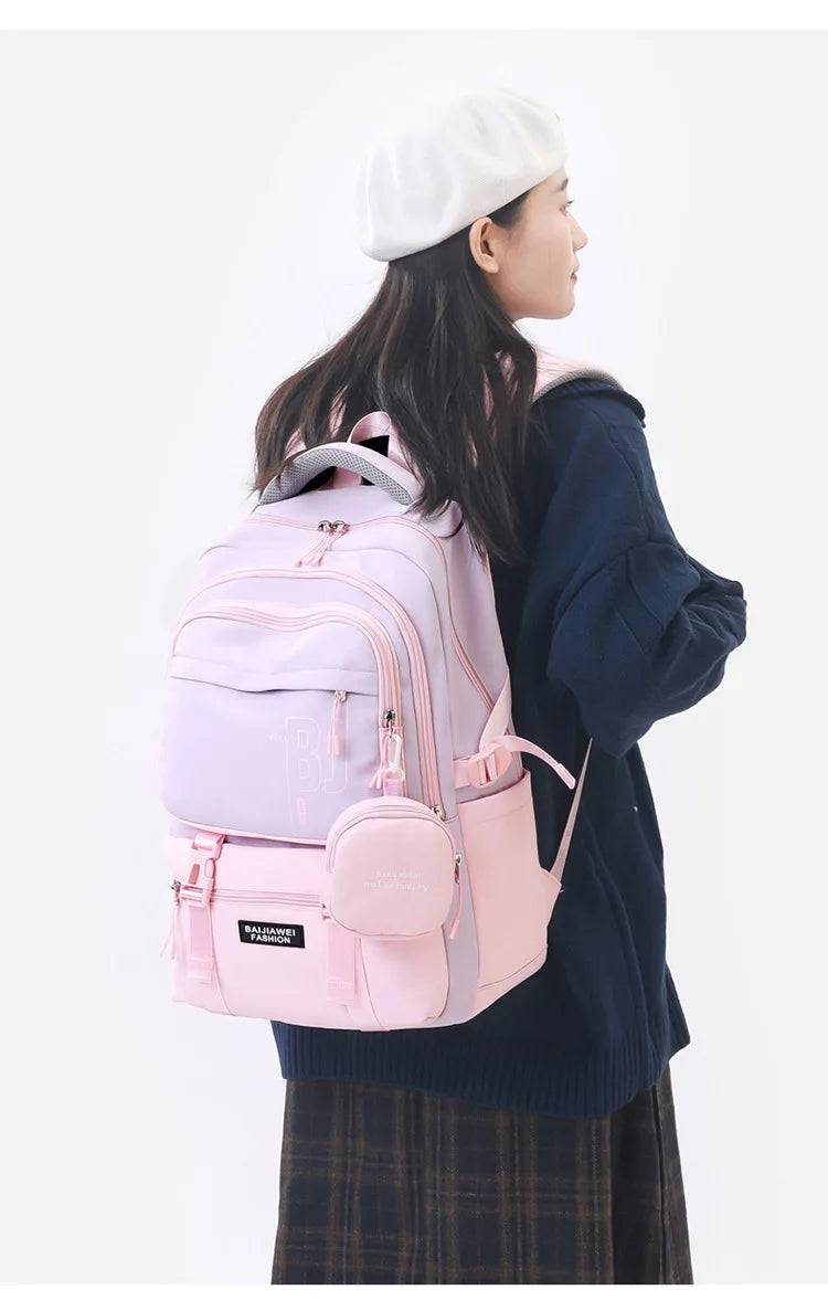 Mochila Infantil Benzzi Escola Leve — Mochila Escolar Infantil Impermeável com Bolsinha