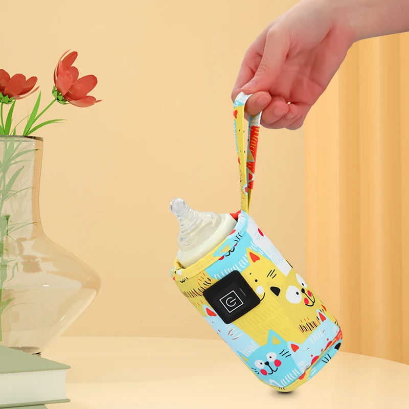 Aquecedor Benzzi Mamadeira Pronta — Aquecedor Portátil USB para Mamadeiras e Leite do Bebê