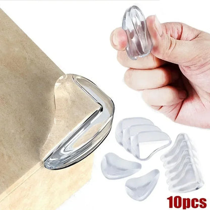 Benzzi Cantinhos Seguros – Kit com 10 Protetores de Quina Transparentes